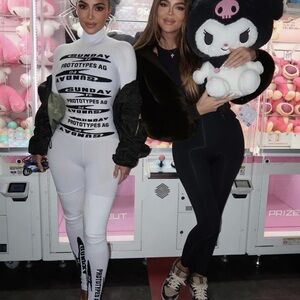 Kuromi backpack,Black and White and pink Pom Pom 🎊🎊🎊🎁🎁🎁